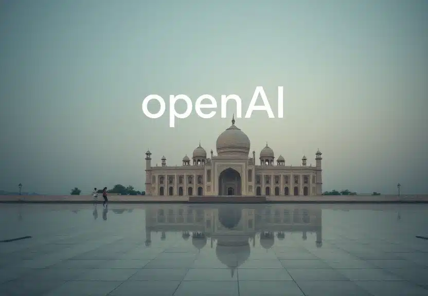 Representação visual de OpenAI expande sua presença na Índia com novo escritório em Nova Délhi